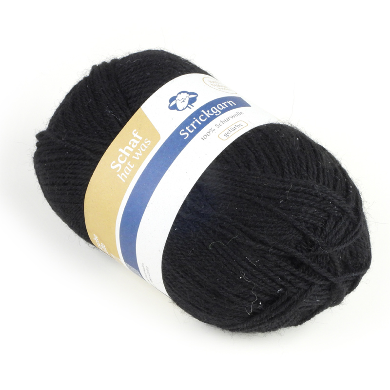 Strickgarn schwarz