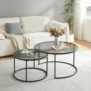 Couchtisch Set Kokkola [en.casa]