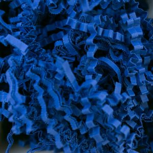 Dekofüllmaterial aus Papier *Saphir blau*