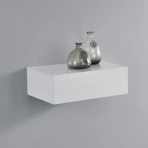 Wandregal Oslo mit Schublade 46x30x15cm versch. Farben [en.casa]