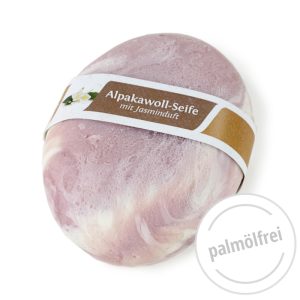 Alpakawoll-Seife oval, Jasmin