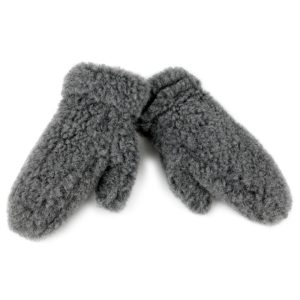 Wollflorhandschuh Faust – grau