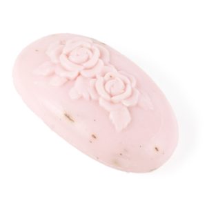 Schafmilch-Seife oval – Wildrose