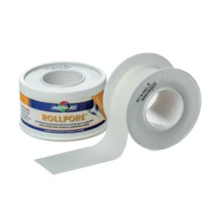 ROLLPORE® - supersensitives Rollenpflaster zur leichten Fixierung (leicht reißbar) - 5 m x 1,25 cm