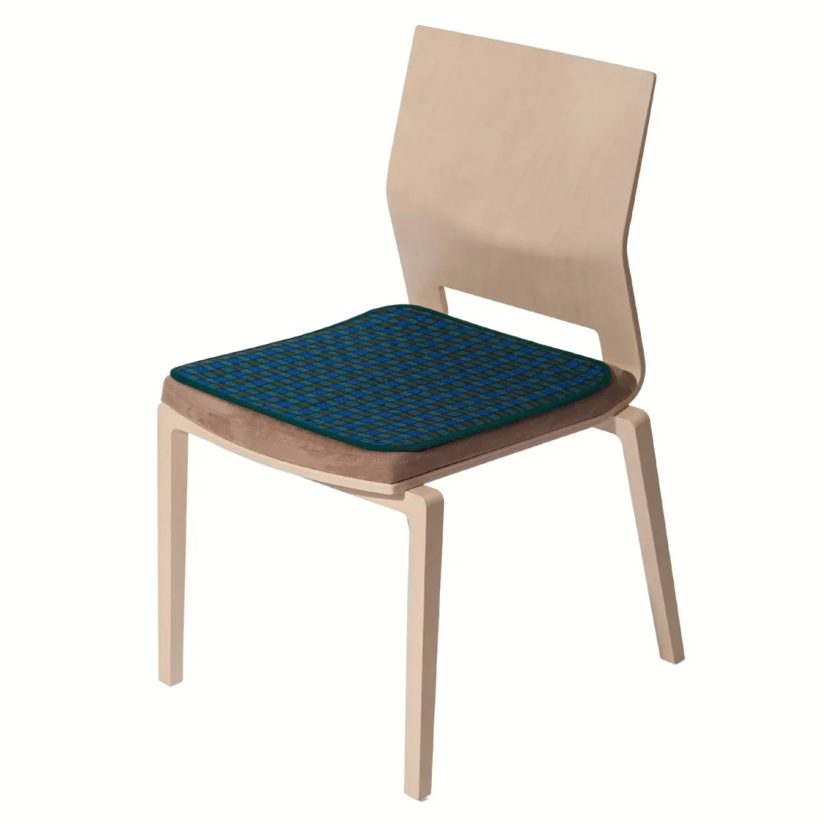 Suprima 3700 066, Inkontinenz-Sitzauflage für Stuhl (karoblau-grün) - 45x45 cm – Bild 3