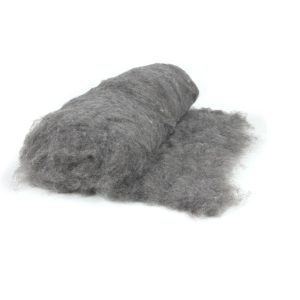 Schafschurwoll-Vlies grau Naturfarben