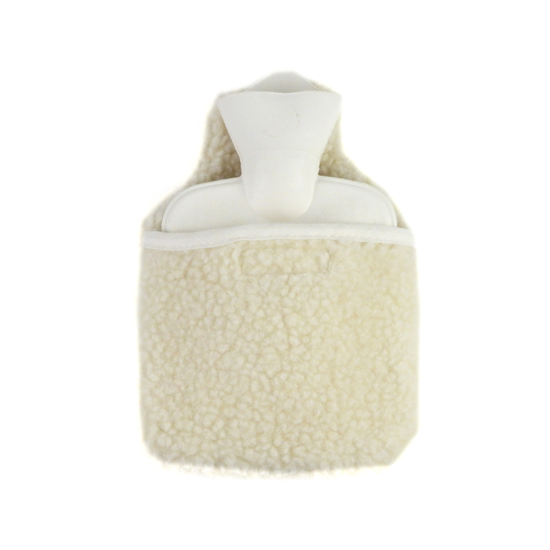 Kinder-Wärmflasche mit Bezug Wollflor – Bild 3
